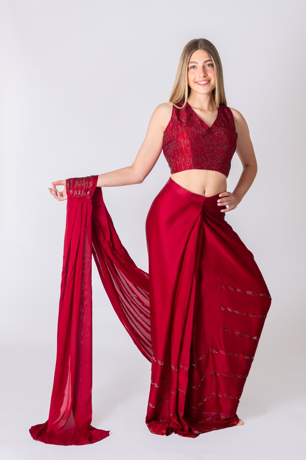 Blush Rush Drape Saree