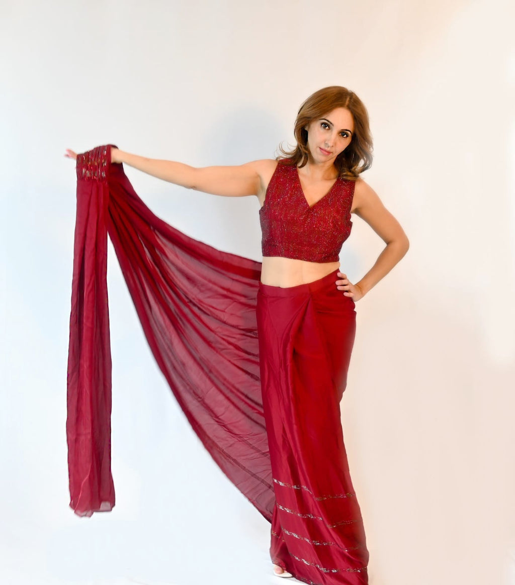 Blush Rush Drape Saree