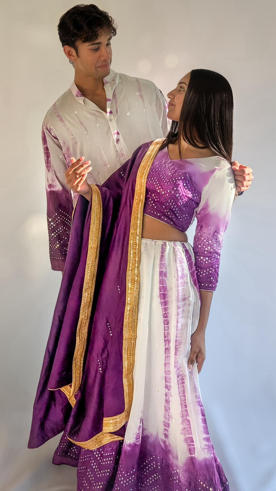 Hand Tye-Dyed Chaniya Choli